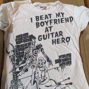 Guitar Hero III T-shirt - I beat my boyfriend at Guitar Hero